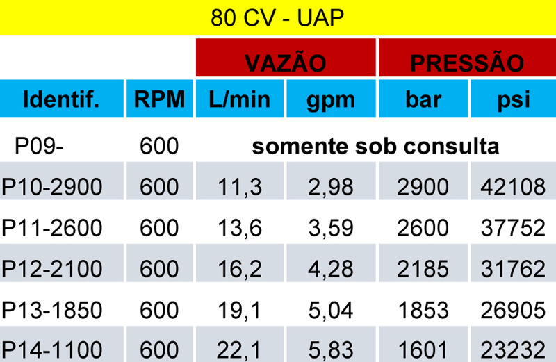 PWP - 80/4 - SAP/UAP